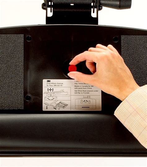 3M Easy Adjust Sit/Stand Keyboard Tray with Adjustable Platform, 23 ...