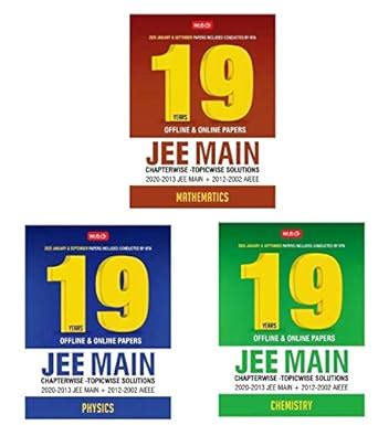 Buy 19 Years JEE Main Chapterwise Solution-Mathematics 2020 [Paperback ...