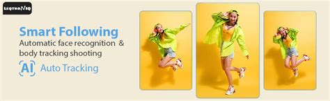 Leqtroniq Auto Face Tracking Tripod, 360° Rotation Phone Camera Mount ...