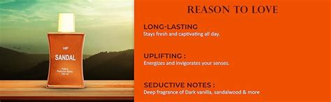 Buy HP Sandal Eau De Parfum for Men, 100 ml | Warm, Woody – Sandalwood ...