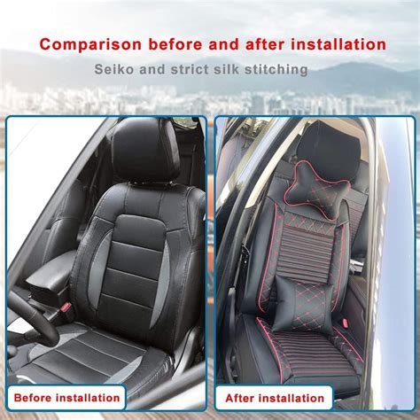 Buy Car Seat Covers Just 2-Seats Front Waterproof Leather for Ford ...