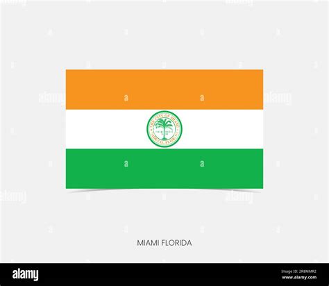 Miami Rectangle flag icon with shadow Stock Vector Image & Art - Alamy