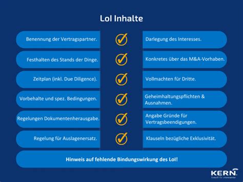 Letter of Intent (LoI): Definition, Vorteile und Muster | KERN