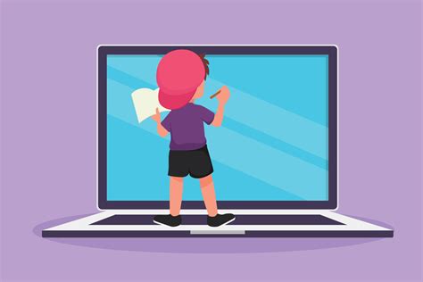 Bored Kid Computer Drawing 的图像结果