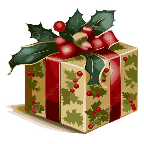 Christmas Gift Box Clip Art Christmas Gift Box Clipart Bundle