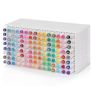 Loghot Marker Storage Organizer Marker Holder 120 Slots Marker ...