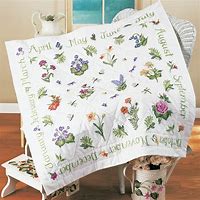 Image result for Bucilla Cross Stitch Quilt Kits