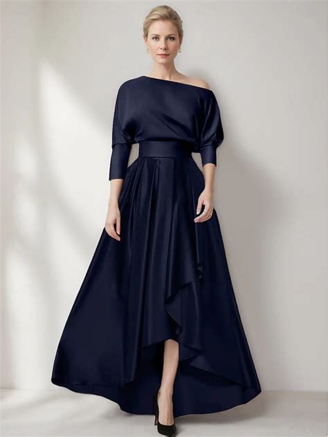 A-Line Asymmetrical Party Dress Cocktail Dress Wedding Guest Dress ...
