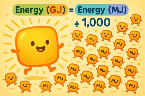 Gigajoule to Megajoule Converter - JetCalculator