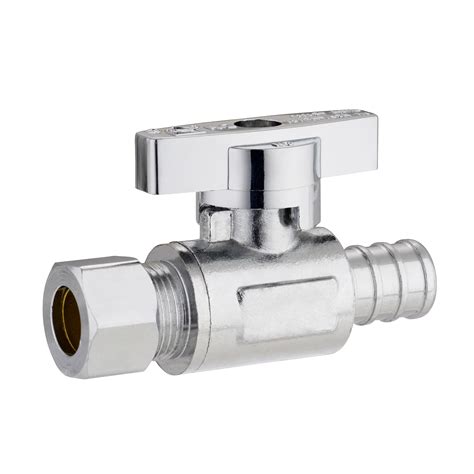 622012-SSV Quarter Turn Straight Stop Valve 1-2” Pex x 1-4” – New Life Bath