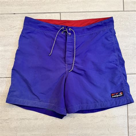 Vintage Patagonia Swim Shorts. Size 34. Very cool! - Depop