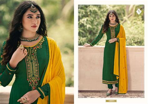 ROYAL SILK VOL 13 BY TANISHK FRENCH CRAPE DESIGNER SALWAR KAMEEZ