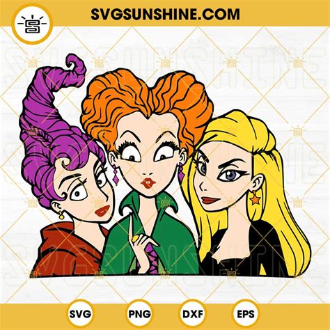 Hocus Pocus SVG PNG Designs Silhouette Vector Clipart
