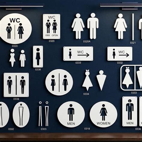Buy Men and Women Bathroom Signs Online In India - Etsy India