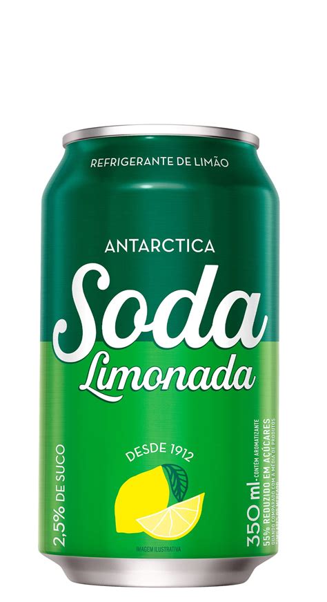 Refrigerante Soda Limonada Antarctica Lata 350ml | Imigrantes Bebidas