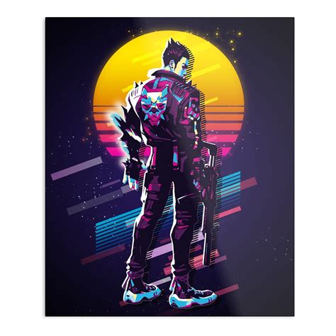 Buy Agent Yoru Fanart Valorant I 80s-Motivation - Trendy for Wall Art ...