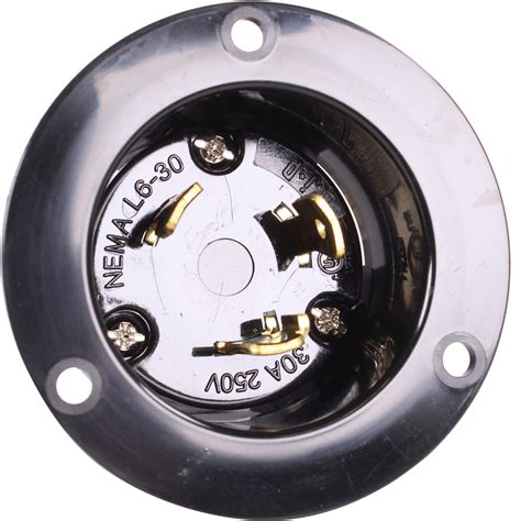 Buy Journeyman-Pro 2625, NEMA L6-30 Flanged Inlet Generator Plug, 30A ...