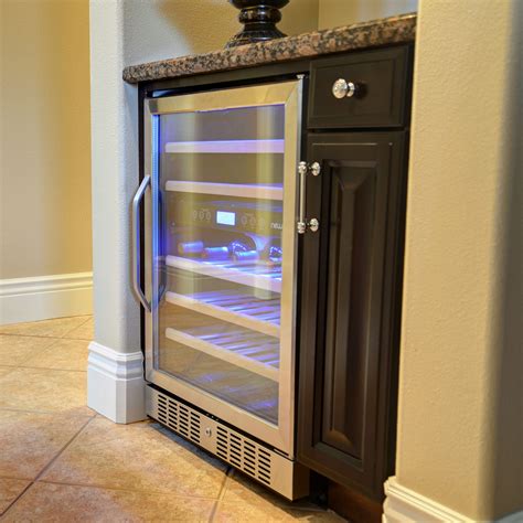 NewAir 46 Bottle Dual Zone Built-In Wine Refrigerator & Reviews | Wayfair