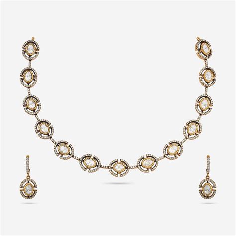 Royal Kundan Necklace | Traditional Long Kundan Necklace Set