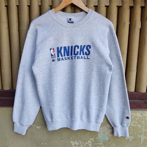Vintage Champion New York Knicks Basketball crewneck sweatshirt, Men's ...