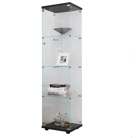 Black Colored Glass - Single-Door Display Role - Perfume Shop ...