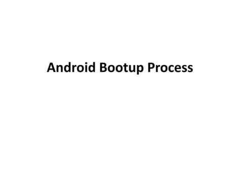 Image result for Android Startup Process