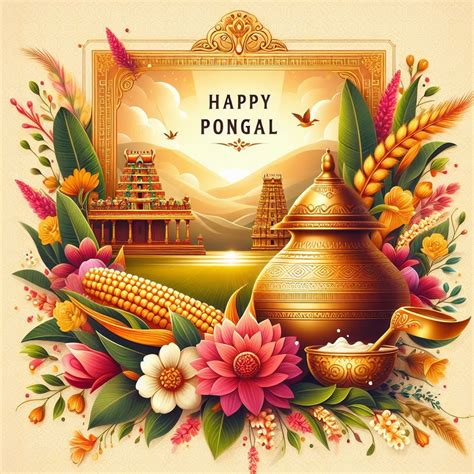 Happy Pongal Wishes Greetings Messages With Images In Tamil & English