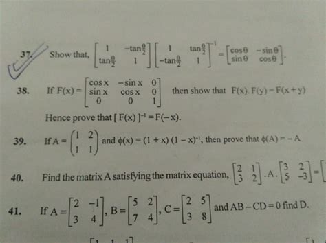 Mathematical Logic: Matrices