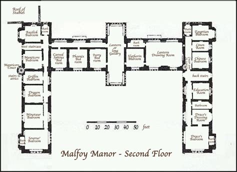 Malfoy Manor Floor Plan
