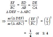 Class 10 Maths Chapter 6 Question Answers - Triangles