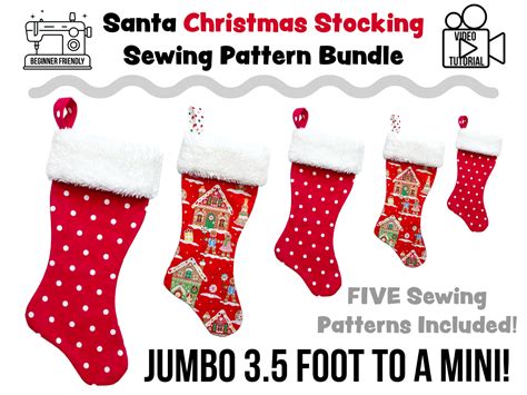 Image result for Stocking Sewing Pattern