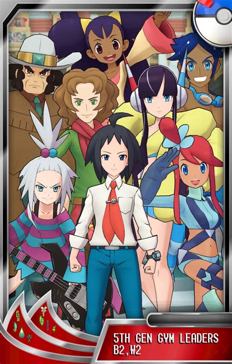 Pokemon - Unova Gym Leaders v2 by leopassos100 on DeviantArt