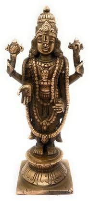 Bhunes Bronze Tirupati Balaji Idol Lord Govinda Venkateswara Statue And ...