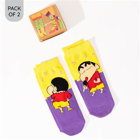 Shinchan : Music Ankle Socks – Thela Gaadi