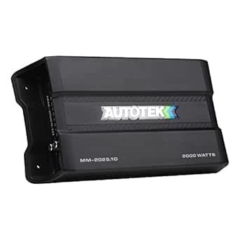 Autotek MM-2025.1D Mean Machine 2000 Watt Amplifier, 1-Ohm Stable ...