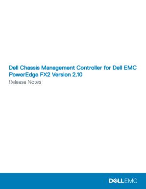 Fillable Online Dell Chassis Management Controller for Dell EMC ...