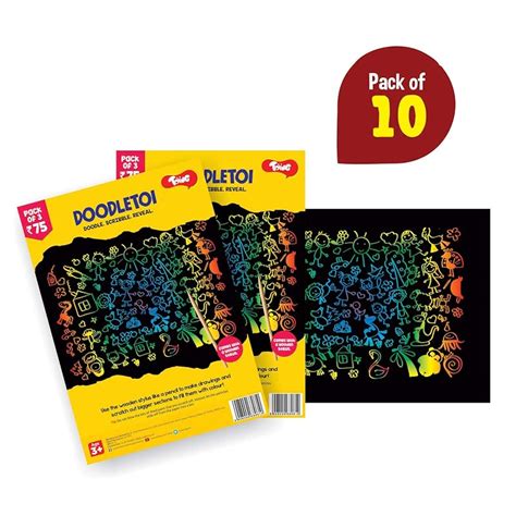 [Apply coupon] Toiing Doodletoi Return Gift Combo - 10 Packs of Magical ...