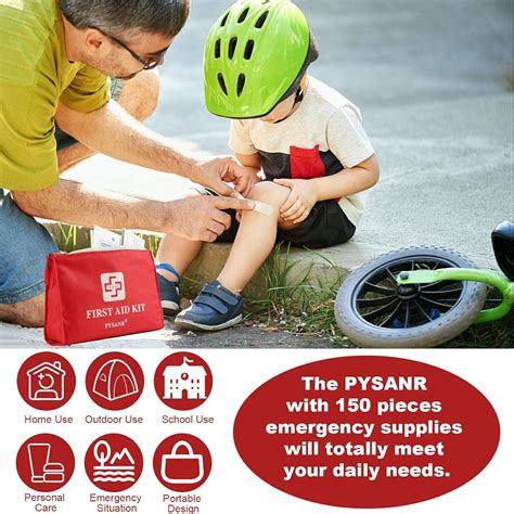 PYSANR Portable 150 Piece First Aid Kit with Foil Blanket, India | Ubuy