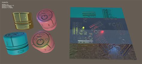 Unity Write Normal Shader 的图像结果