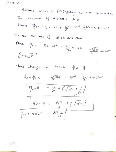 An electromagnetic wave of wavelength is incident normally on a ...