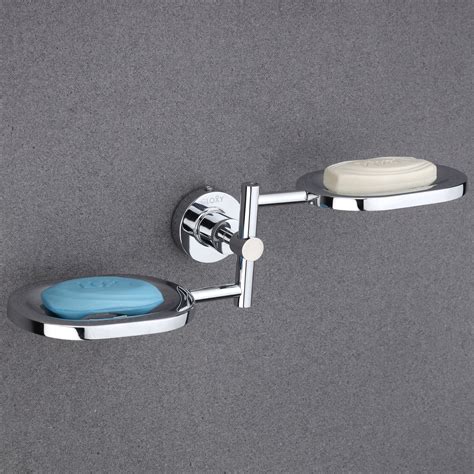 Care Shape Stainless Steel SS304 Double Soap Holder (Silver) – Gloxy
