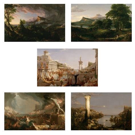 Thomas Cole The Course Of Empire Consummation