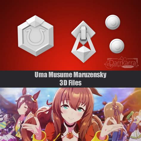 🎭 Uma Musume Maruzensky Accessories 3D files・ 3D File for 3D printing・Cults