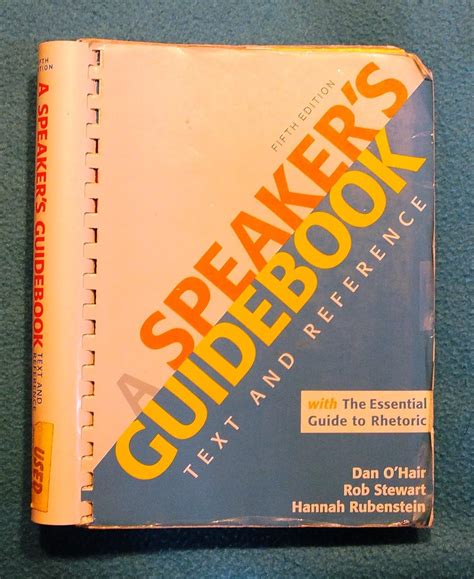 Buy A Speaker's Guidebook: Text and Reference Book Online at Low Prices ...