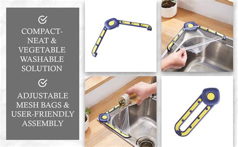 Buy Kuber Industries Sink Corner Filter Rack|Kitchen Sink Strainer ...