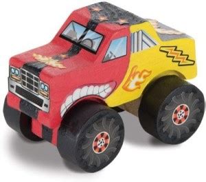 MELISSA & DOUG Monster Truck Wooden Craft Kit - Monster Truck Wooden ...