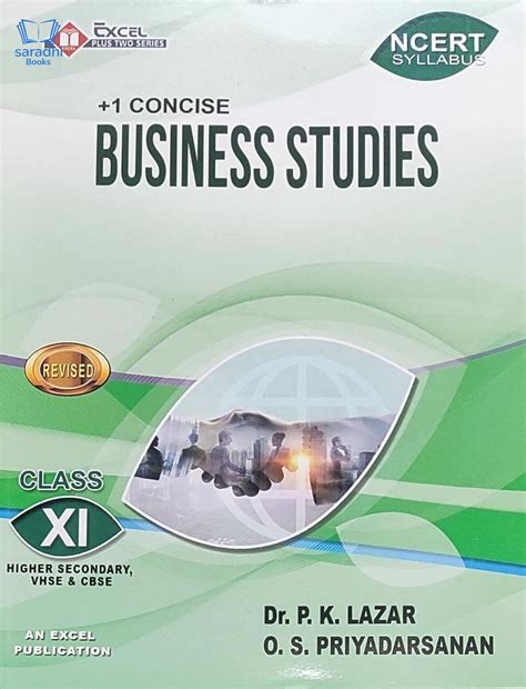 Plus One - Excel Concise Business Studies Reference Book - Dr. PK Lazar ...