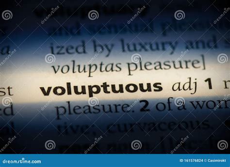 Voluptuous stock photo. Image of definition, etymology - 161576824