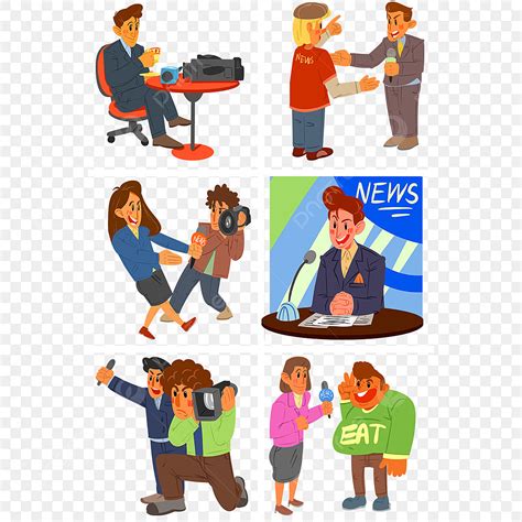 Image result for Interview Reporter Cartoon