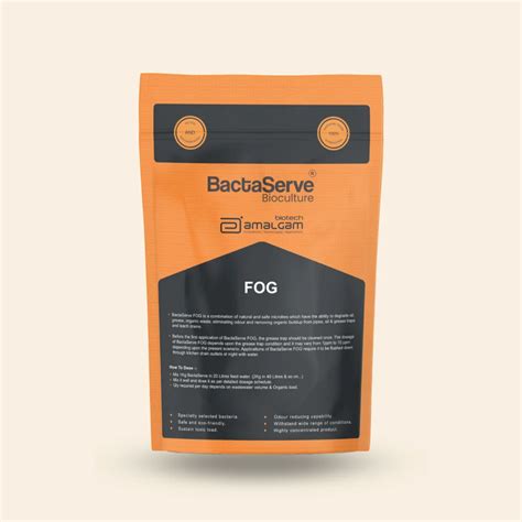 FOG - BactaServe - FOG (Etp Stp Fats, Oil, Grease Reducing Bacteria ...